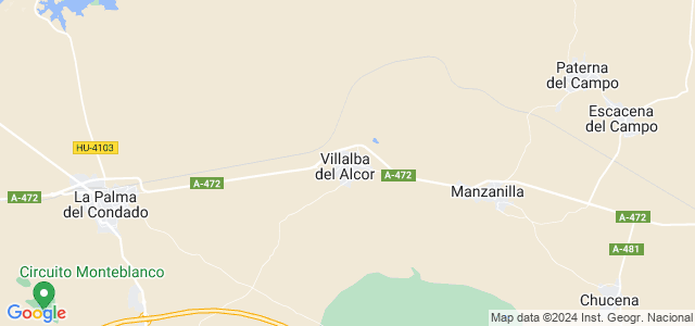 Mapa de Villalba del Alcor