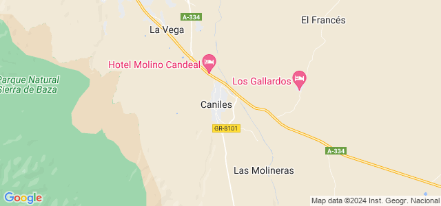 Mapa de Caniles