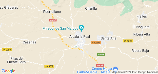 Mapa de Alcalá la Real