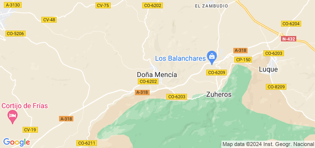 Mapa de Doña Mencía