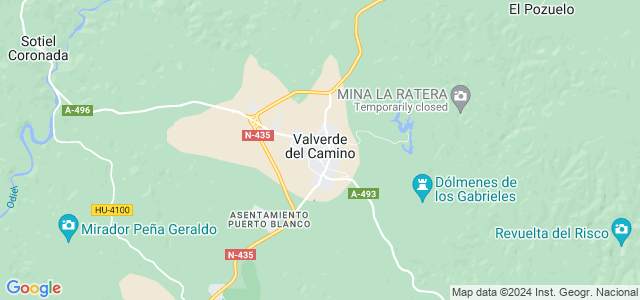 Mapa de Valverde del Camino