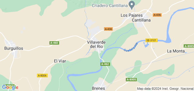 Mapa de Villaverde del Río