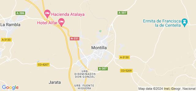 Mapa de Montilla