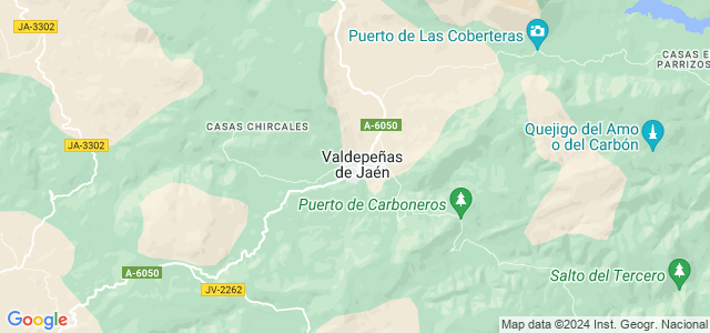 Mapa de Valdepeñas de Jaén