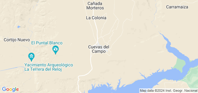 Mapa de Cuevas del Campo