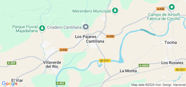 Mapa de Cantillana