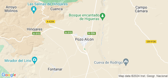 Mapa de Pozo Alcón
