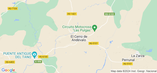 Mapa de Cerro de Andévalo