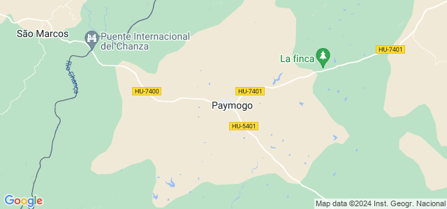 Mapa de Paymogo