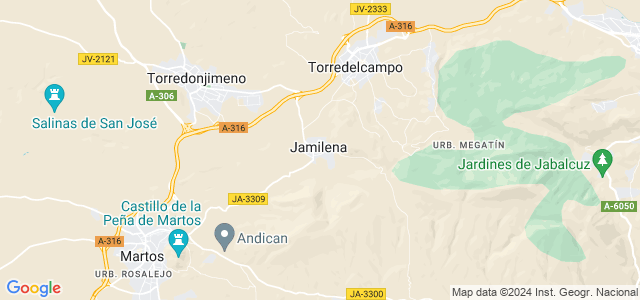 Mapa de Jamilena