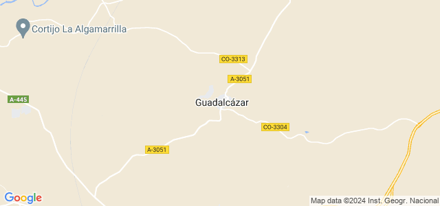 Mapa de Guadalcázar