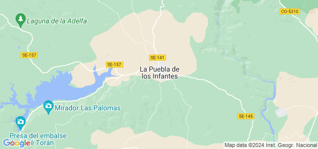 Mapa de Puebla de los Infantes