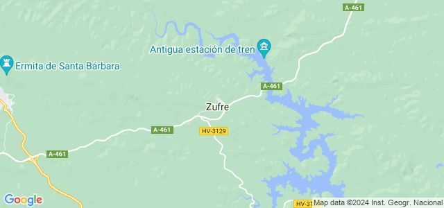 Mapa de Zufre