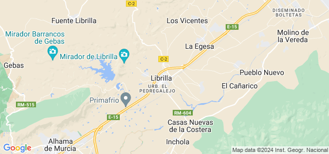 Mapa de Librilla