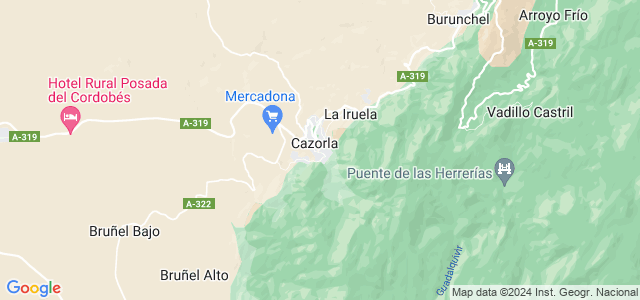 Mapa de Cazorla