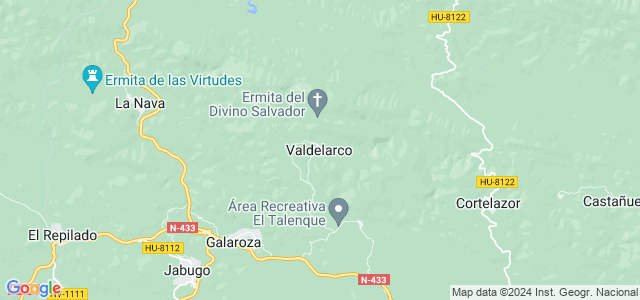 Mapa de Valdelarco