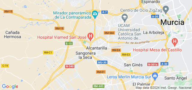 Mapa de Alcantarilla