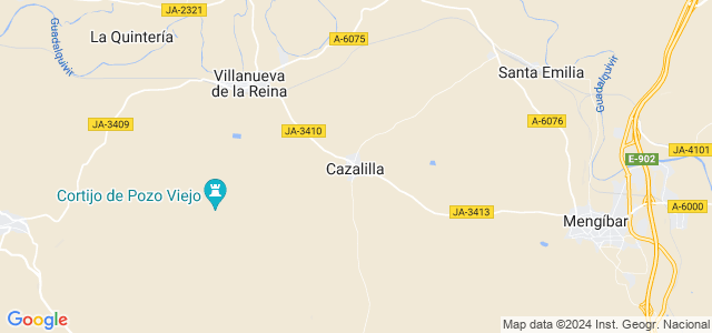 Mapa de Cazalilla