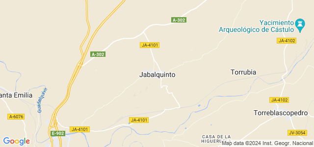 Mapa de Jabalquinto
