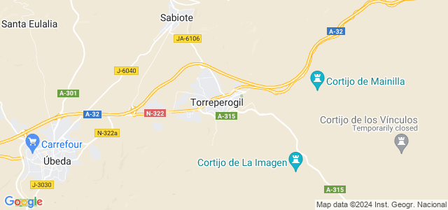Mapa de Torreperogil