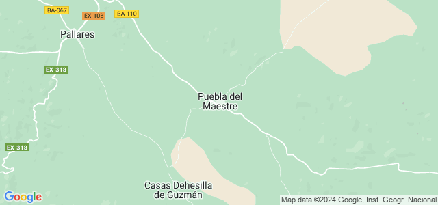 Mapa de Puebla del Maestre