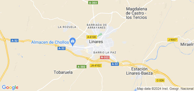 Mapa de Linares