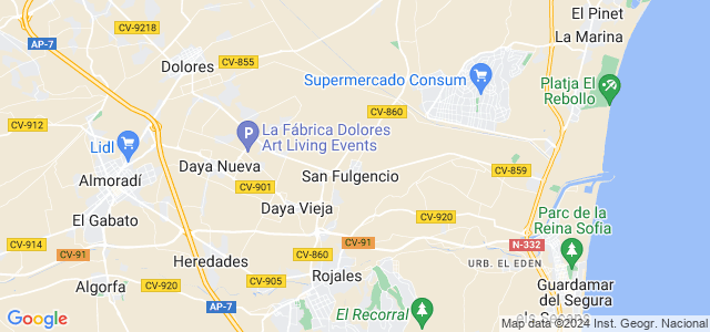 Mapa de San Fulgencio