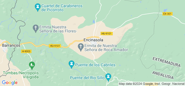 Mapa de Encinasola