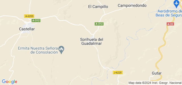 Mapa de Sorihuela del Guadalimar
