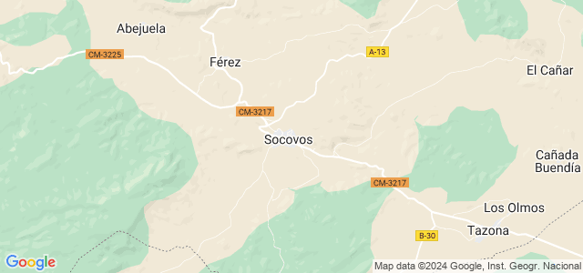 Mapa de Socovos