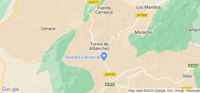 Mapa de Torres de Albánchez