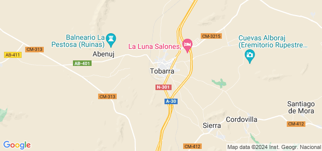 Mapa de Tobarra
