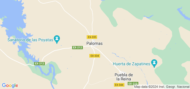 Mapa de Palomas