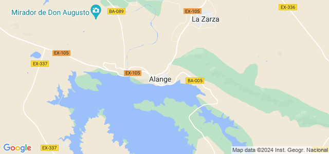 Mapa de Alange