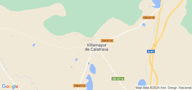 Mapa de Villamayor de Calatrava