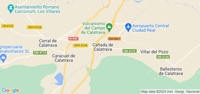 Mapa de Cañada de Calatrava