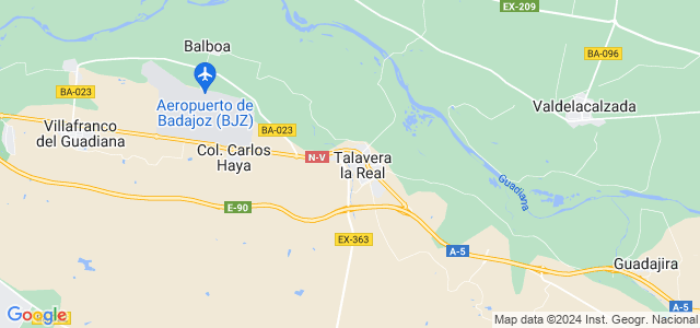 Mapa de Talavera la Real