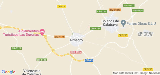 Mapa de Almagro