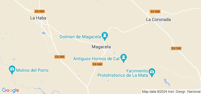 Mapa de Magacela