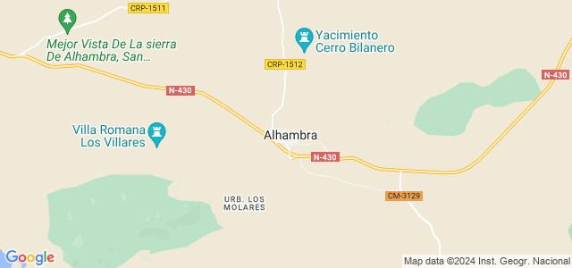 Mapa de Alhambra