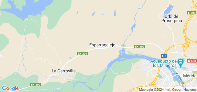 Mapa de Esparragalejo