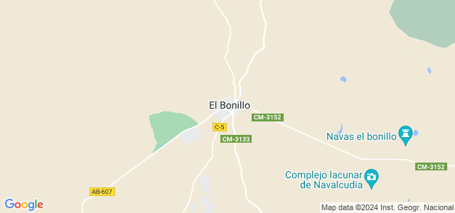Mapa de Bonillo