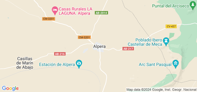 Mapa de Alpera