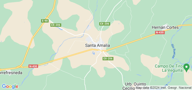 Mapa de Santa Amalia