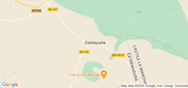 Mapa de Garbayuela