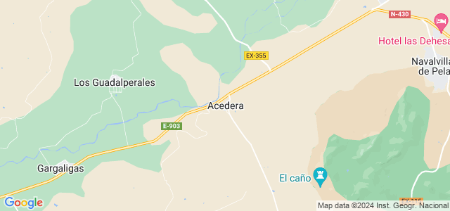 Mapa de Acedera