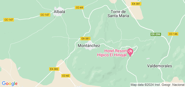 Mapa de Montánchez