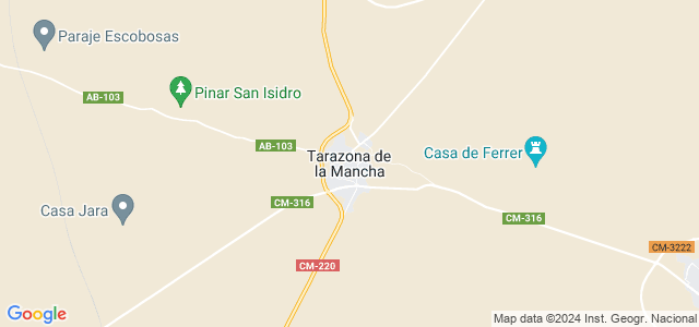 Mapa de Tarazona de la Mancha