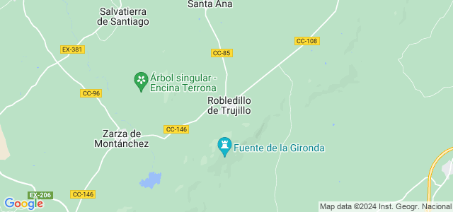 Mapa de Robledillo de Trujillo