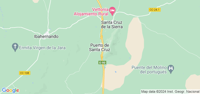 Mapa de Puerto de Santa Cruz